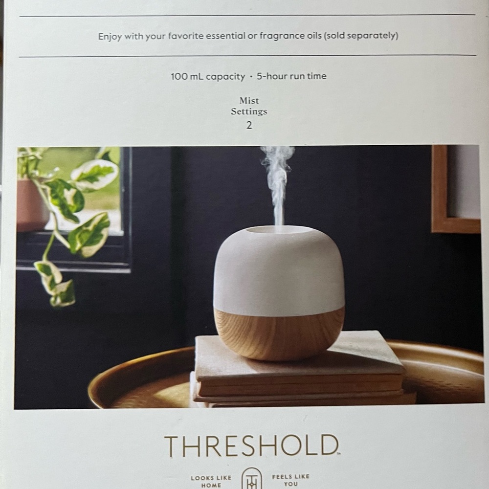 Threshold Aromatherapy Diffuser in White and Tan